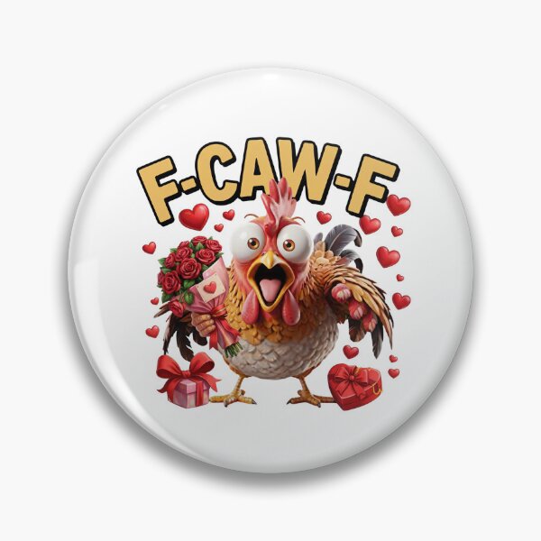 Item preview, F-CAW-F Valentines-Day-Crazy-Screaming-Chicken  designed and sold by w66aboo.