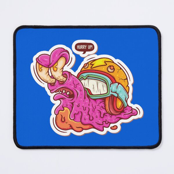 Item preview, Angry Snail Hurry Up Funny Meme designed and sold by Retr0Tshirts.