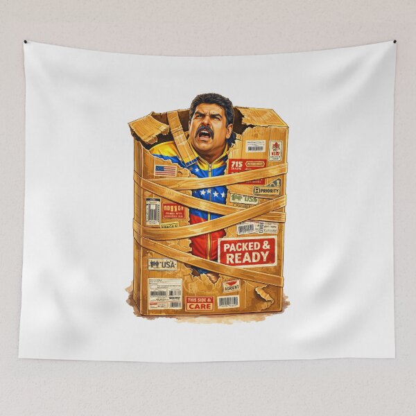 Item preview, Packed & Ready – Political Satire Illustration designed and sold by storelibertys.