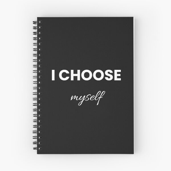 Aperçu de l'œuvre Je me choisis – Citation minimaliste sur l'amour de soi créée et vendue par NUVYStudio.