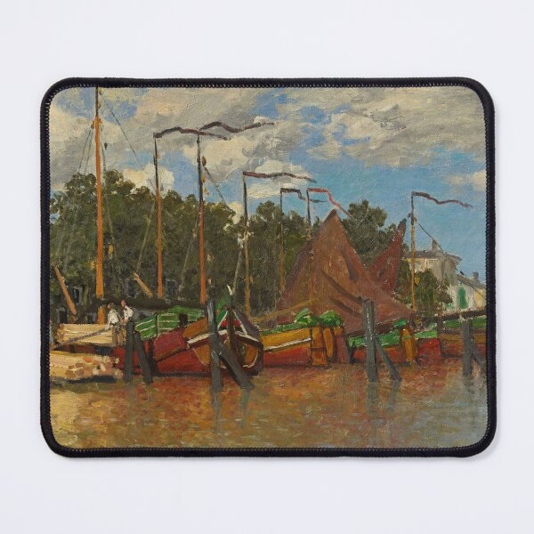 Item preview, Boats at Zaandam (1871) – Claude Monet designed and sold by Art Outlaws.
