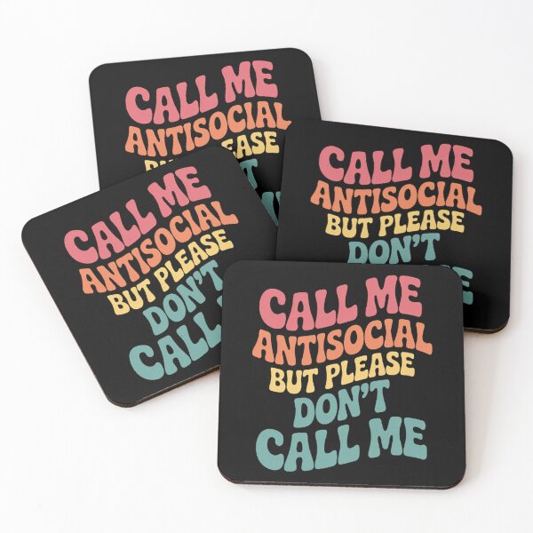 Item preview, Call Me Antisocial But Please Don't Call Me Introvert designed and sold by SignaturalGen.