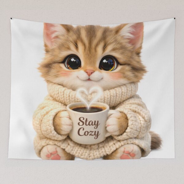 Item preview, Cozy Cat – “Stay Cozy” designed and sold by vividdigits.