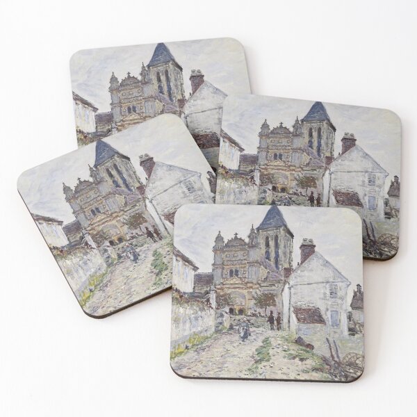 Item preview, The Church at Vétheuil (1878–1879) – Claude Monet designed and sold by Art Outlaws.