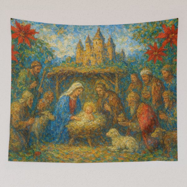 Item preview, Festive nativity scene during the Christmas season designed and sold by Sigtrix.