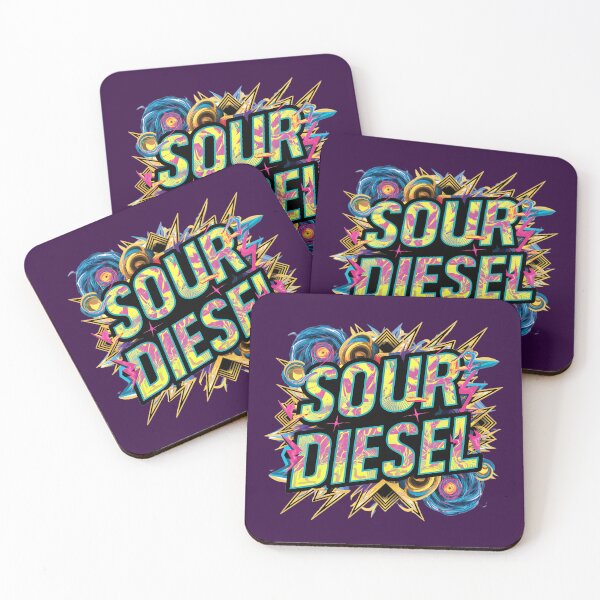 Item preview, Cannabis "SOUR DIESEL" Marijuana Strain Abstract Design designed and sold by CannaCreative.