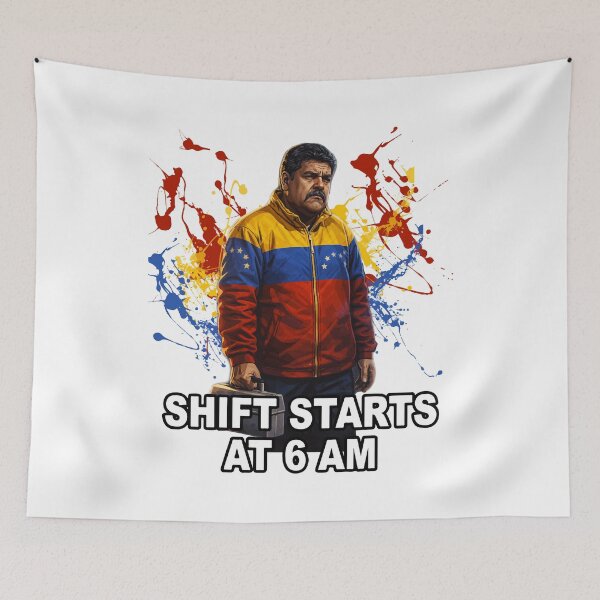 Item preview, Shift Starts at 6 AM – Political Satire Illustration designed and sold by storelibertys.