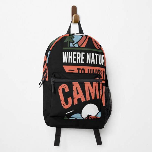 Item preview, Camping Where Nature Tells You To Unplug And Reconnect designed and sold by SignaturalGen.