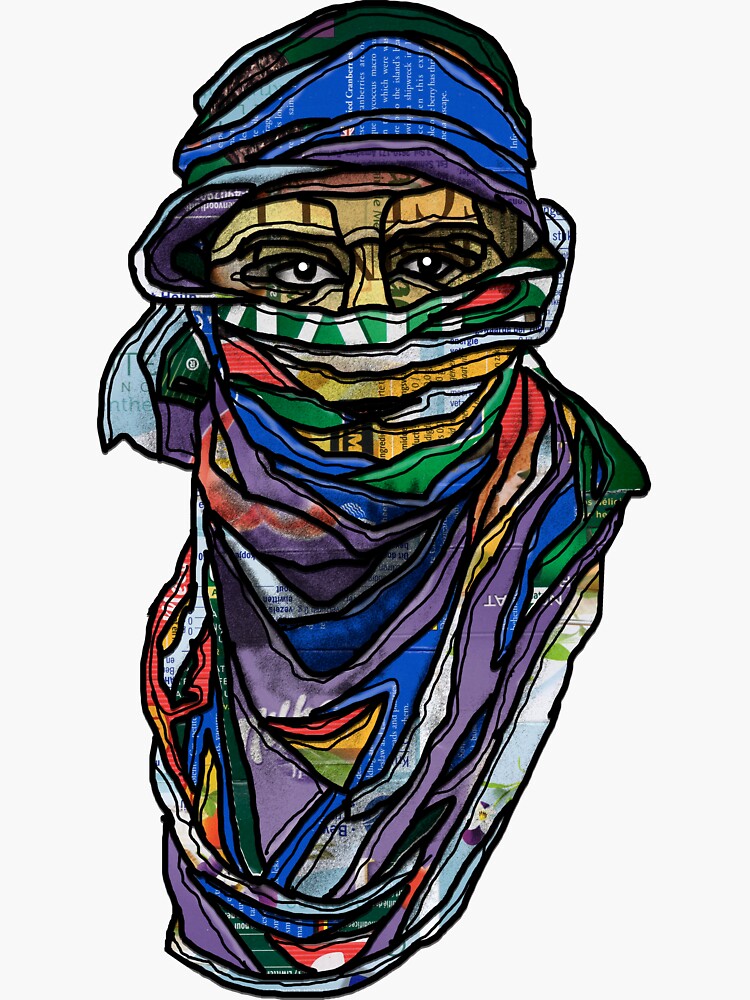 Thumbnail 3 of 3, Sticker, Nicely wrapped designed and sold by Ruud van Koningsbrugge.