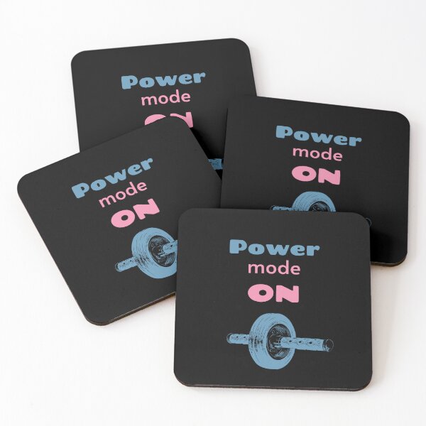 Item preview, Power Mode On – Fitness Motivation T-Shirt designed and sold by Giota29.