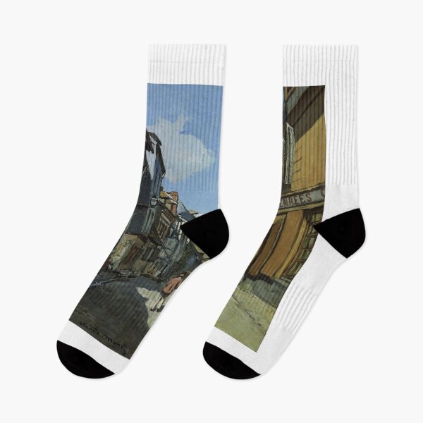 Item preview, Rue de la Bavole, Honfleur (1867) – Claude Monet designed and sold by Art Outlaws.