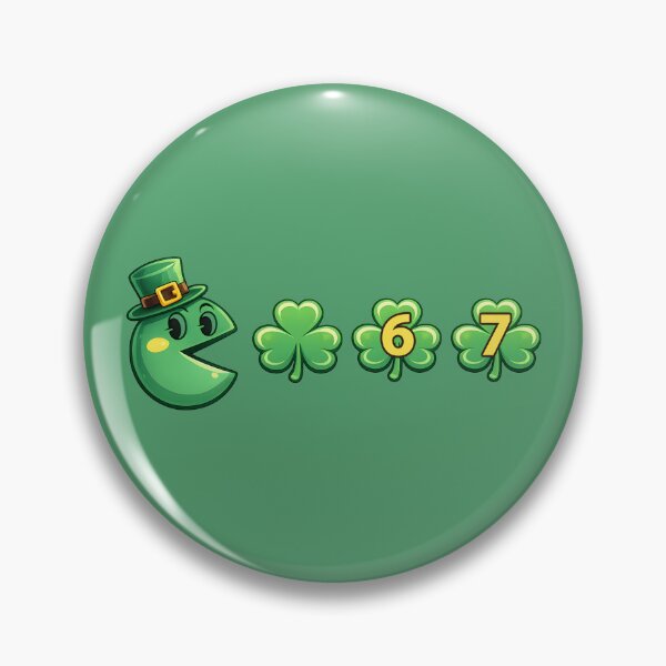 Item preview, 6 7 St Patrick's Day Shamrock Gamer Retro Lucky designed and sold by Aesthetic-Avenue.
