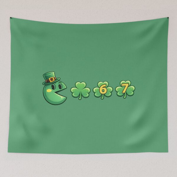 Item preview, 6 7 St Patrick's Day Shamrock Gamer Retro Lucky designed and sold by Aesthetic-Avenue.