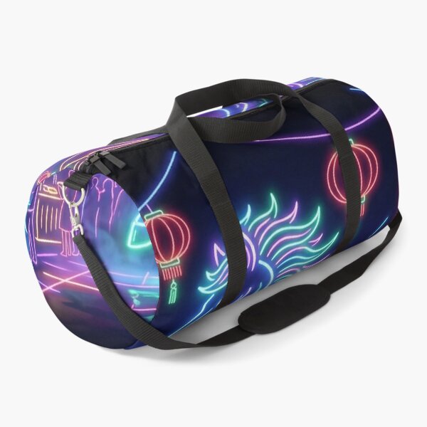 Item preview, Neon Cyberpunk Zodiac Horse Night Market Art designed and sold by zzz888.