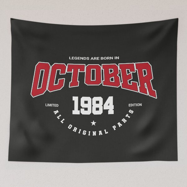 Item preview, October legends 1984 designed and sold by HB Shirts.