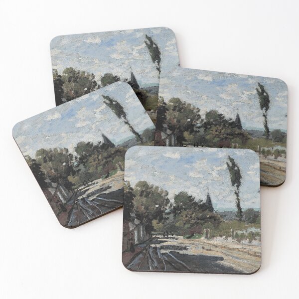 Item preview, Village Street (c. 1867–1870) – Claude Monet designed and sold by Art Outlaws.