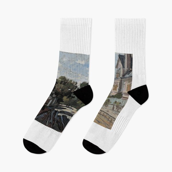 Item preview, Village Street (c. 1867–1870) – Claude Monet designed and sold by Art Outlaws.