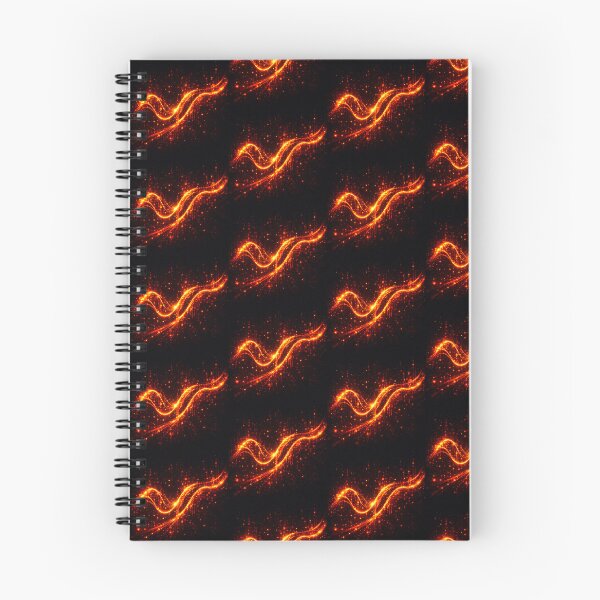 Item preview, Binary Pulse Fire Red/Orange Cyber Data Waves designed and sold by konter75.