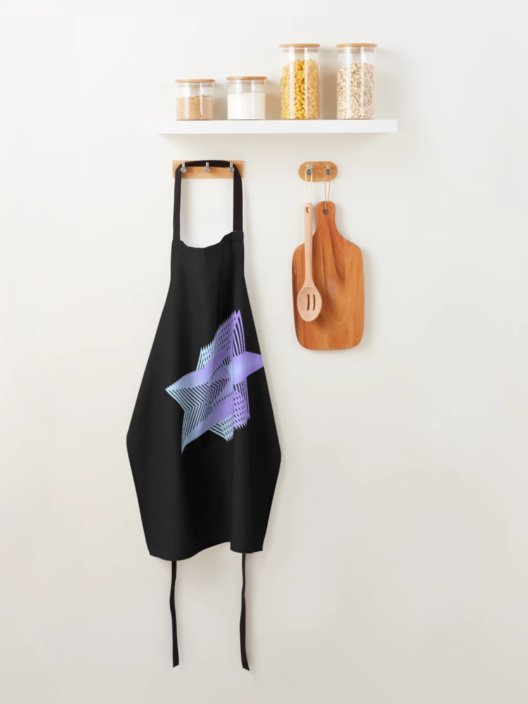 Thumbnail 4 of 6, Apron, Star Pattern designed and sold by Designfs.