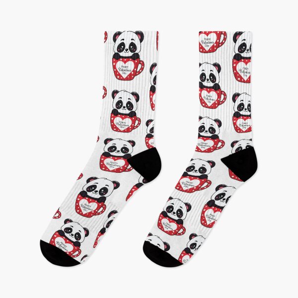 Item preview, Cute Panda With Heart Mug - Happy Valentines Day designed and sold by MarshallStickerX.