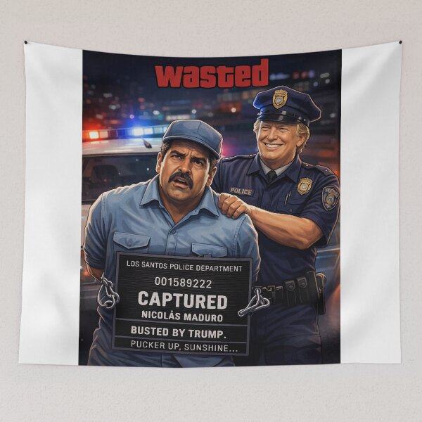 Item preview, Wasted – Video Game Style Political Satire designed and sold by storelibertys.