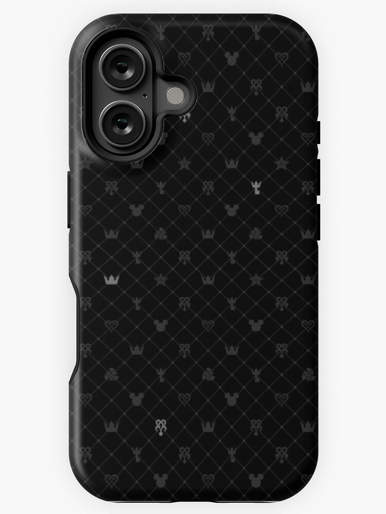 Imagen 1 de 4, Funda de iPhone con la obra Kingdom Hearts - Patrón negro, diseñada y vendida por Luzvick.