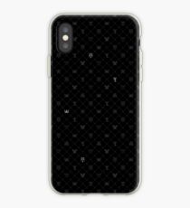 Kingdom Hearts - Black pattern iPhone Case
