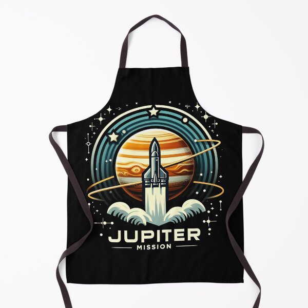 Item preview, Jupiter Mission Rocket Launch Retro Space Exploration Design. designed and sold by The-T-In-Retro.