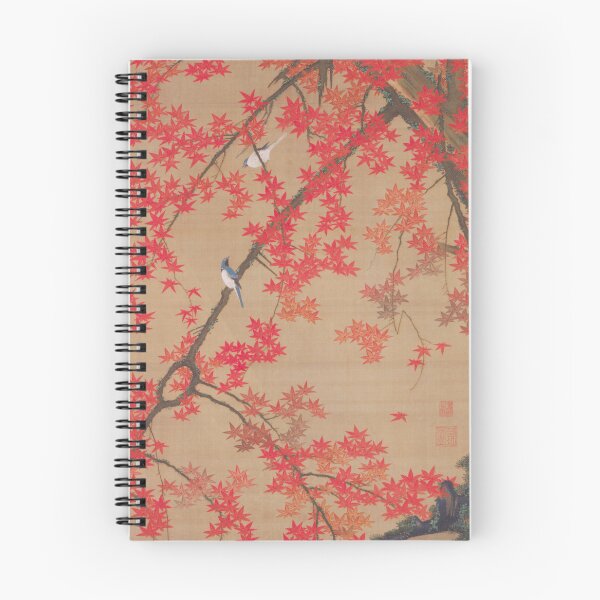Item preview, Small Bird Among Autumn Maple Leaves(ca. 1766) designed and sold by HIKARIMi.
