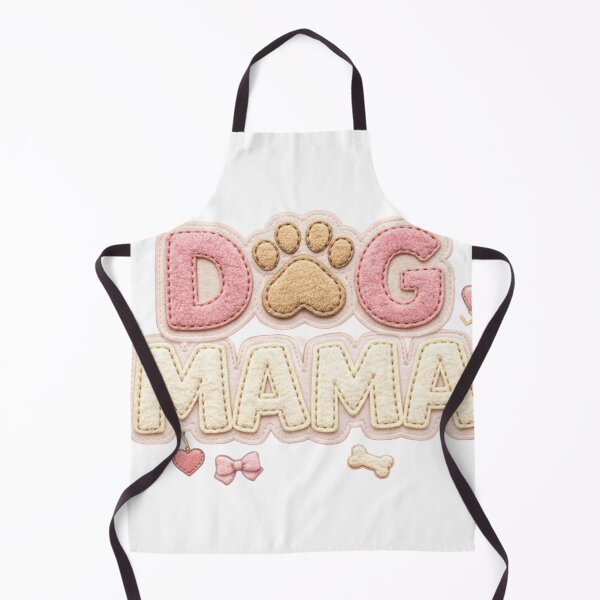 Item preview, Dog Mama Pink Patch Letters (Bold Pink) designed and sold by vividdigits.