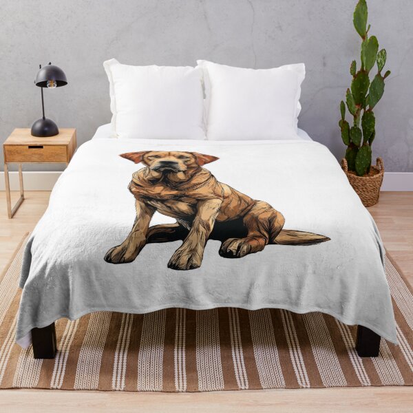 Item preview, Red Labrador Retriever Dog Illustration designed and sold by whyitsme.