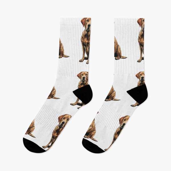 Item preview, Red Labrador Retriever Dog Illustration designed and sold by whyitsme.