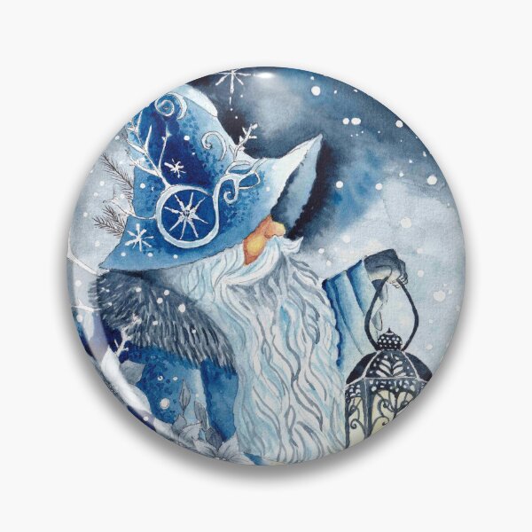 Item preview, Winter elf carrying a torch designed and sold by Chloe Nyiri.