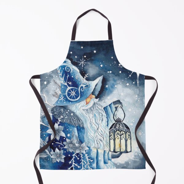 Item preview, Winter elf carrying a torch designed and sold by Chloe Nyiri.