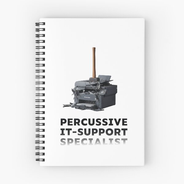 Item preview, Percussive IT-Support Specialist - Printer support designed and sold by knappidesign.