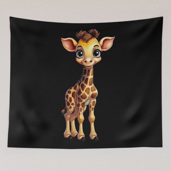 Item preview, Baby Giraffe Portrait designed and sold by RockitBaby.