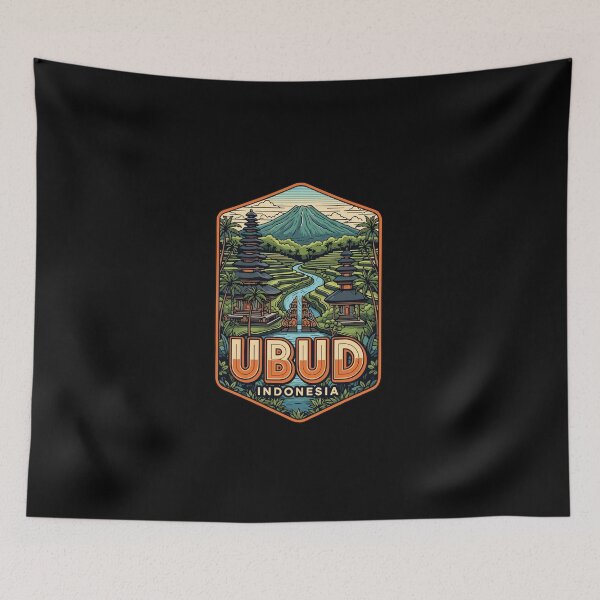 Item preview, Ubud, Bali, Indonesia sticker designed and sold by PopStars1993.