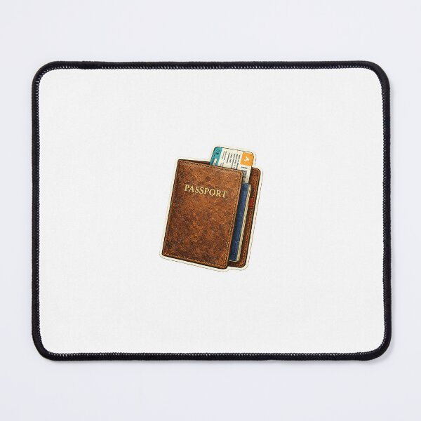 Item preview, Passport with boarding pass – Travel Essentials design designed and sold by LongIslandDesgn.