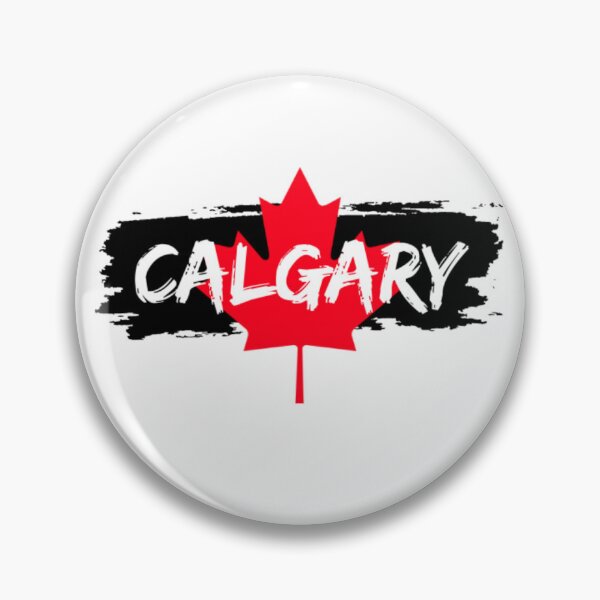Item preview, Urban Calgary Edge Design - Northern Strength - Calgary Brushwork - Maple Leaf Design  designed and sold by PowerKanjiFit.