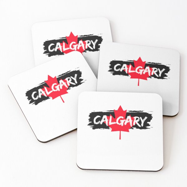 Item preview, Urban Calgary Edge Design - Northern Strength - Calgary Brushwork - Maple Leaf Design  designed and sold by PowerKanjiFit.