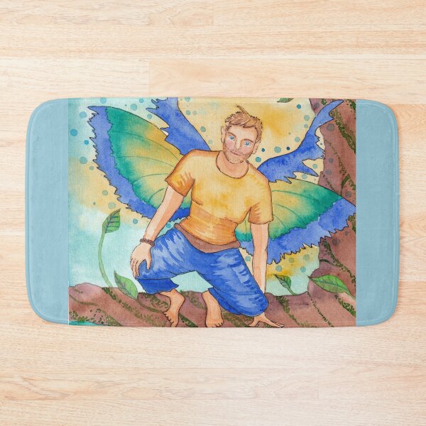 Item preview, Faerie Man Fantasy Art, Male Fairy designed and sold by Chloe Nyiri.