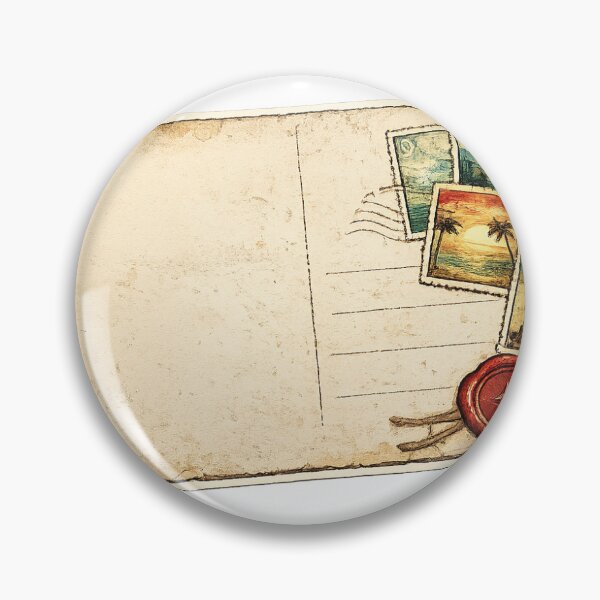 Item preview, Travel postcard with stamps – souvenir post motif designed and sold by LongIslandDesgn.