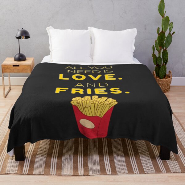 Item preview, Copy of All You Need is Love and Fries designed and sold by TonsPOD.