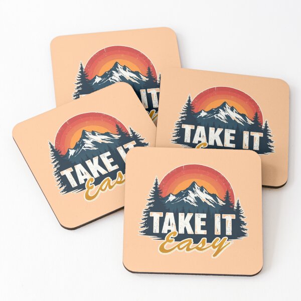 Item preview, Take It Easy – Mountain Sunset Relaxed Vibes  designed and sold by PriyaMagic.