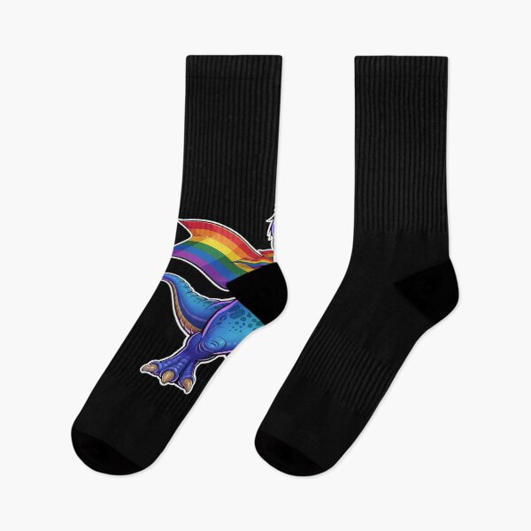 Item preview, Dinosaur Gay Pride Flag LGBT Lesbian Bisexual T rex  designed and sold by MarkLeedsArt.