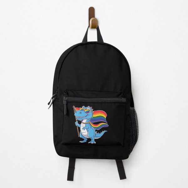 Item preview, Dinosaur Gay Pride LGBT Rainbow Flag  designed and sold by DigitaldeligArt.