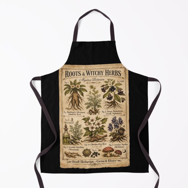 Item preview, Roots and Witchy Herbs Plate designed and sold by Mouraludia.