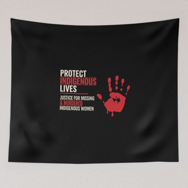 Item preview, Protect Indigenous Lives Red Handprint designed and sold by PopStars1993.