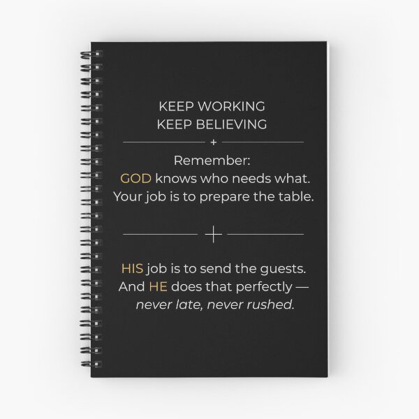 Item preview, Prepare the Table — Inspirational Faith Message Design designed and sold by QuietRootStudio.