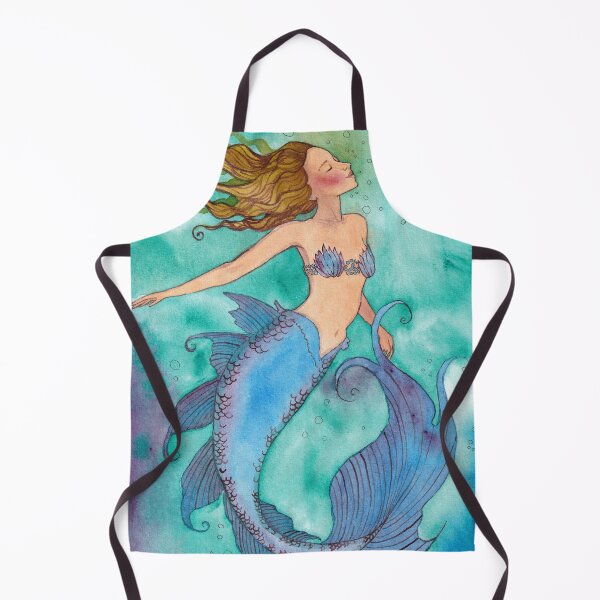 Item preview, Watercolor Mermaid Fantasy Art designed and sold by Chloe Nyiri.